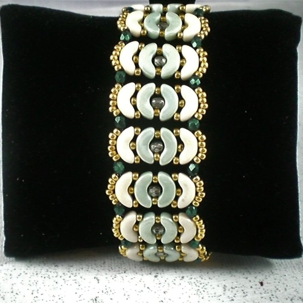 Caterpillar Band; Hand Beaded, High Fashion, Gift